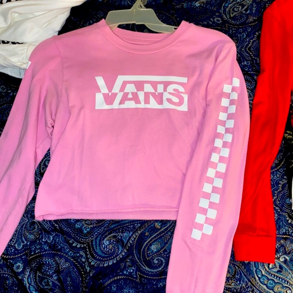 Long sleeve crop top